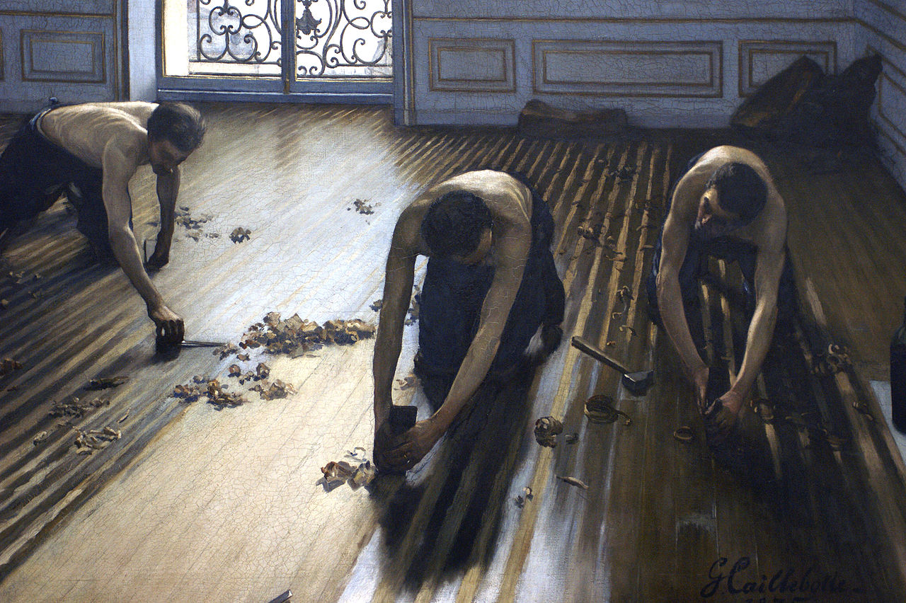Les Rabotteurs de parquet - Gustave Caillebotte
