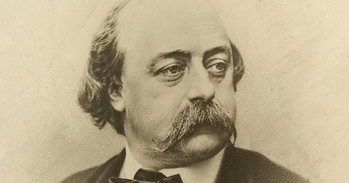 Portrait de l'écrivain Gustave Flaubert