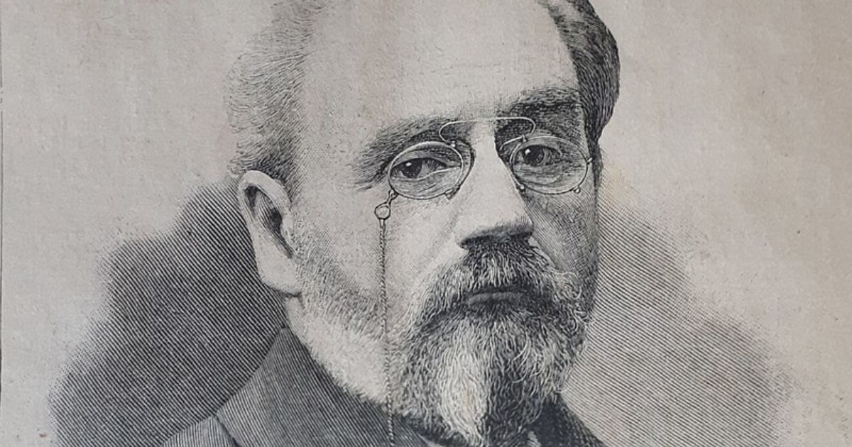 Portrait de l'auteur naturaliste Emile Zola