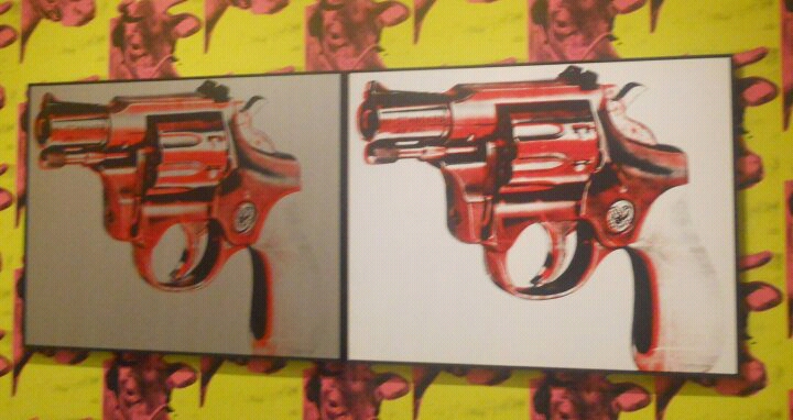 Photo d'une oeuvre de ANdy Warhol - Guns