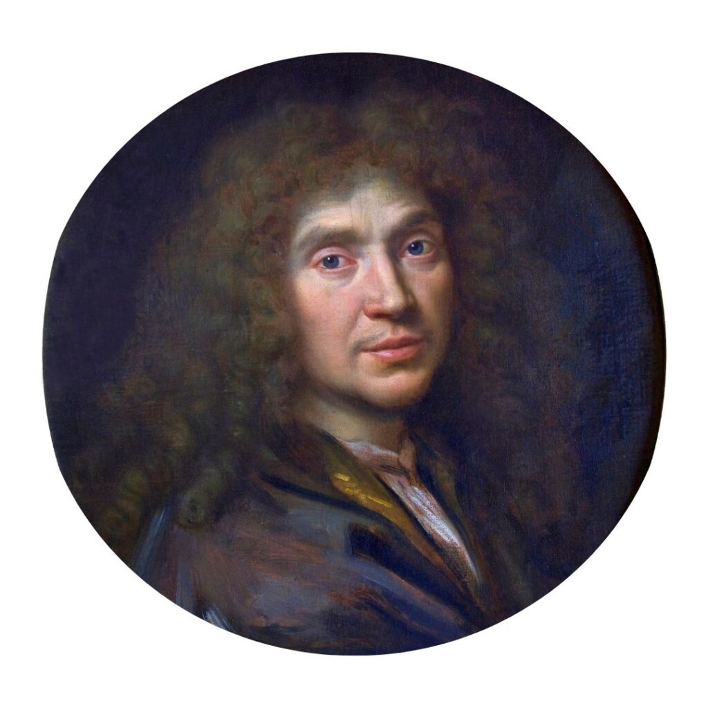 Portrait de Molière, le plus grand dramaturge français
