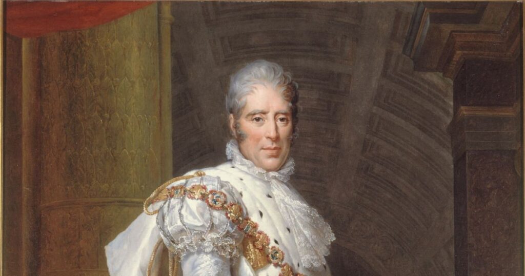 Portrait du roi Charles X