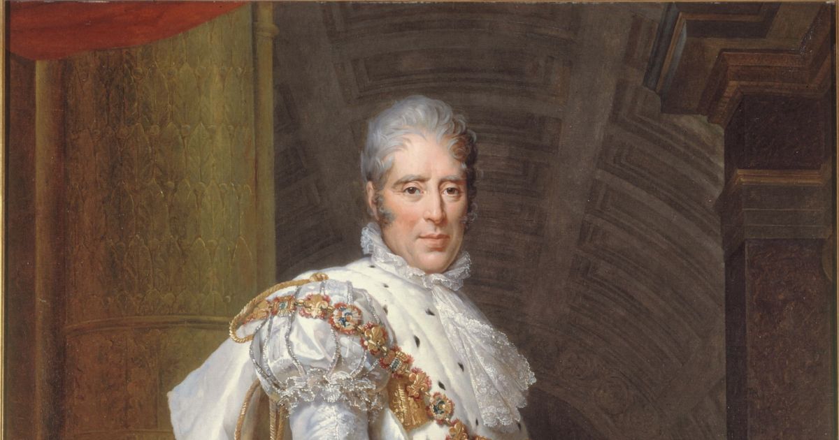 Portrait du roi Charles X
