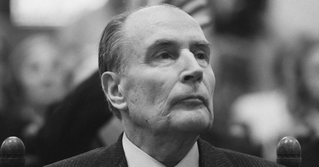 Portrait du président François Mitterrand