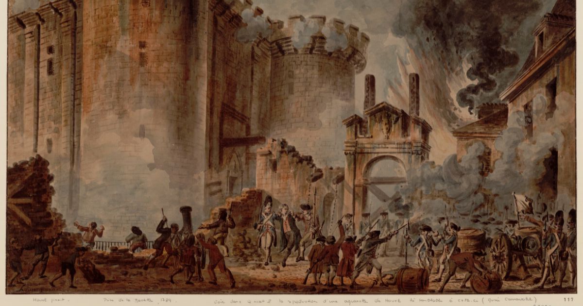 Représentation de la prise de la Bastille