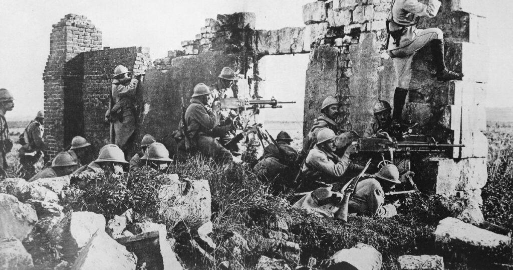 Soldats français pendant la première guerre mondiale