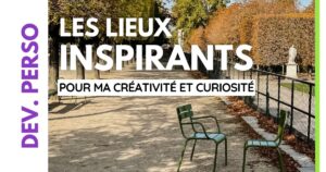 Deux chaises dans le jardin du Luxembourg, un lieu inspirant