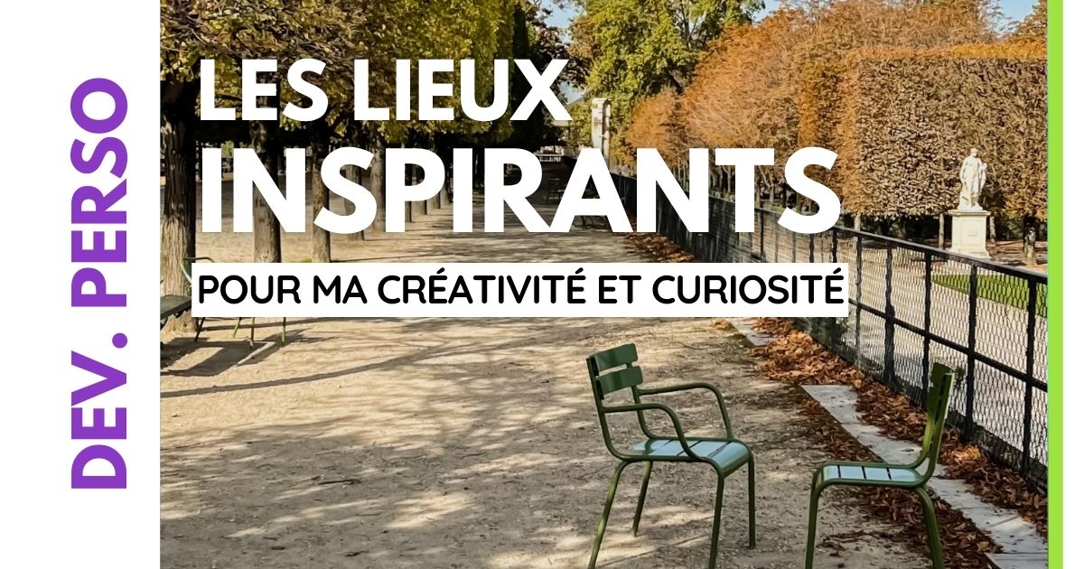 Deux chaises dans le jardin du Luxembourg, un lieu inspirant