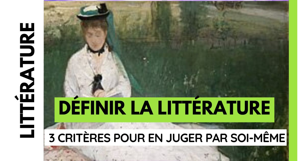 Couverture de l'article "Comment définir la littérature"