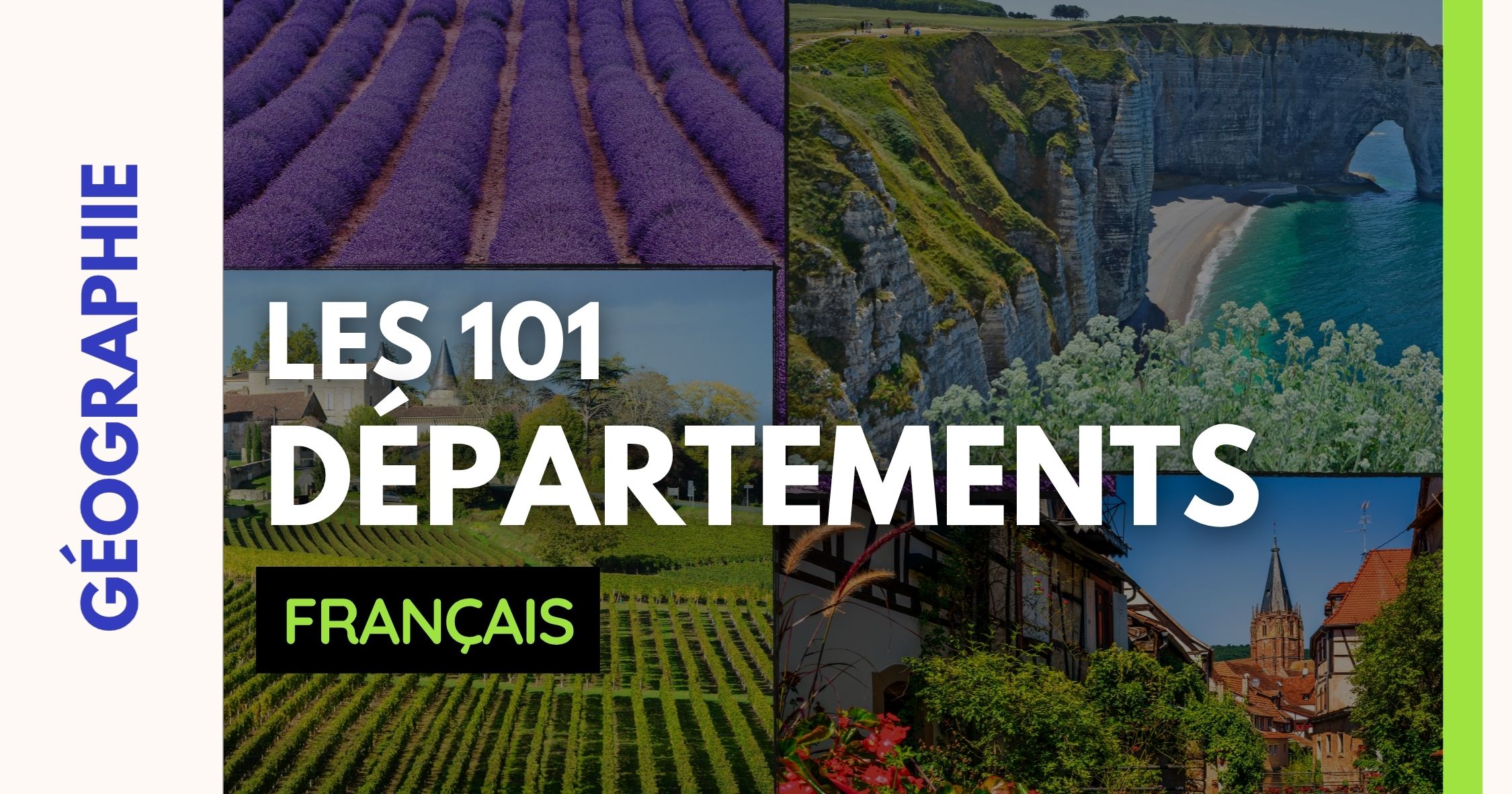 Couverture de l'article sur les 101 départements français