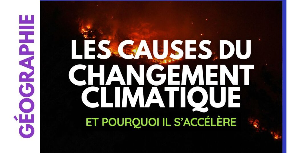 Couverture de l'article sur les causes du changement climatique