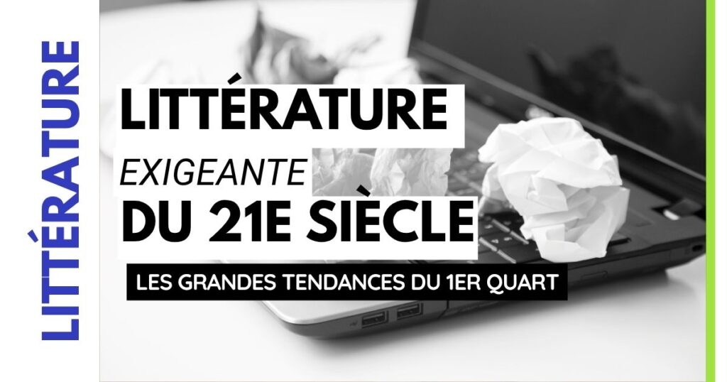 Couverture de l'article "Littérature exigeante du 21e siècle"