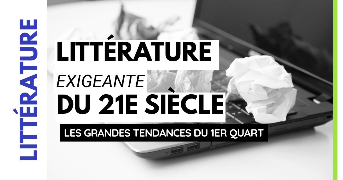 Couverture de l'article "Littérature exigeante du 21e siècle"