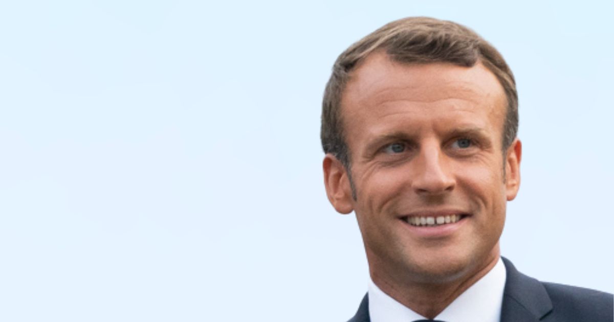 Portrait d'Emmanuel Macron, 8e président de la Ve République