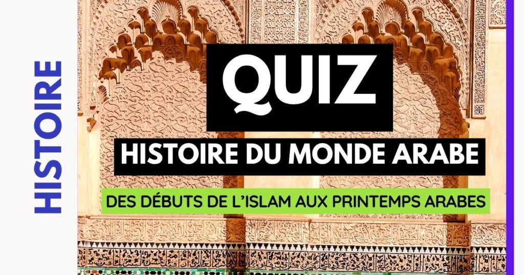 Couverture du Quiz sur l'Histoire du monde arabe